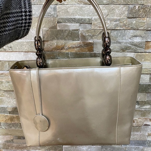 Christian Dior Patent Beaded Malice purse - Picture 1 of 14